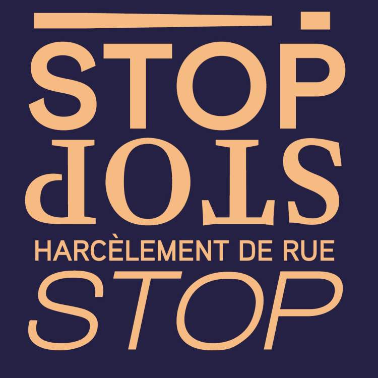 Visuel Stop harcèlement de rue