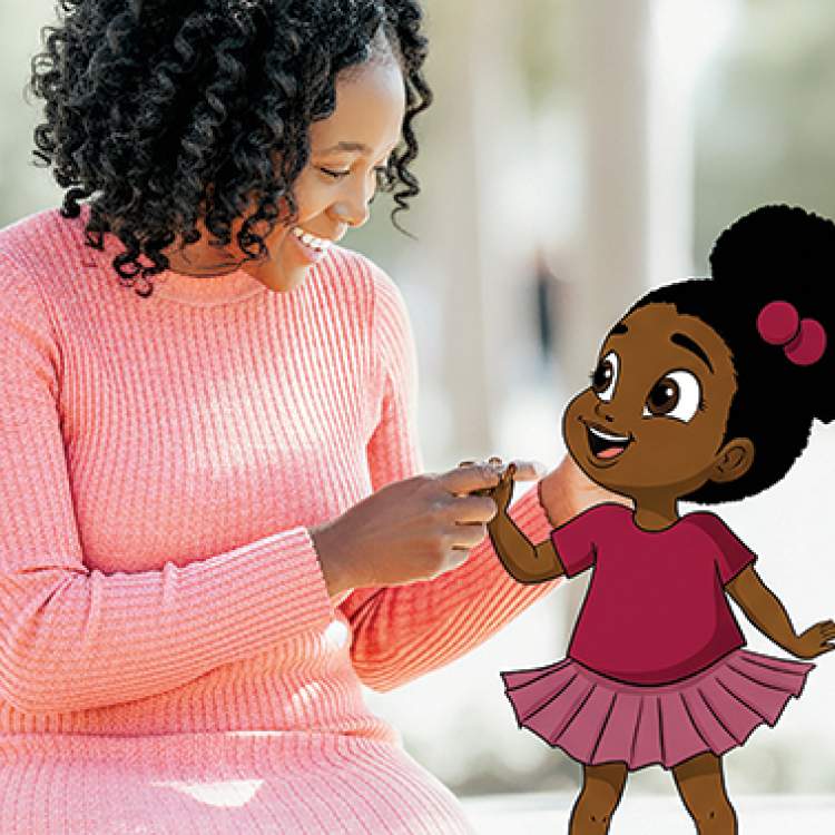 Licia Chery et son personnage Tichéri © Licia Chery / QueenMama