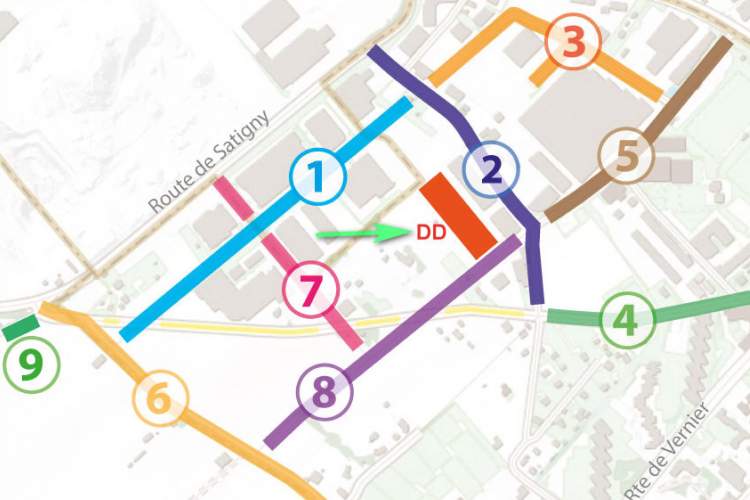 Plan de la Zone ZIMOGA