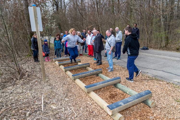 Inauguration du Zurich Parcours Vita en 2015 © Serge Honthaas