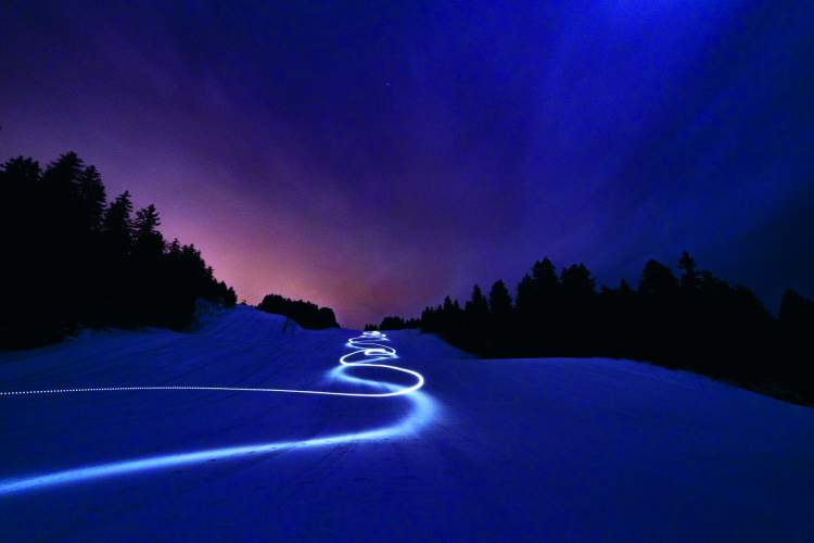 Le skieur invisible, photo d'Alix Challier       