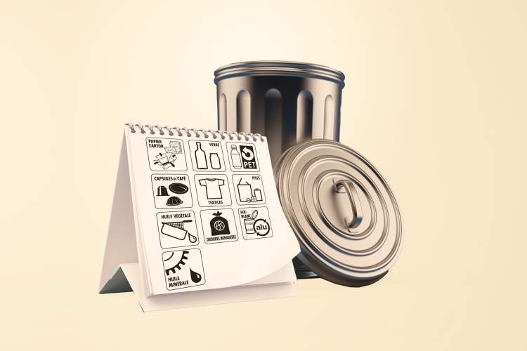 Calendrier de levée des déchets 2026