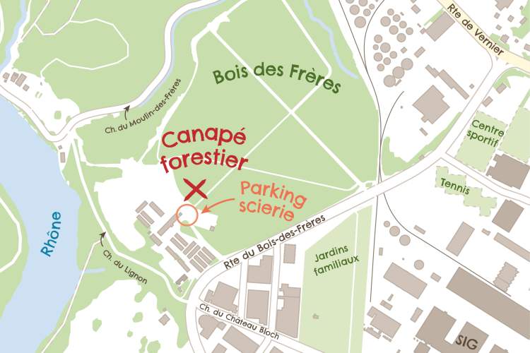 Plan Canapé forestier