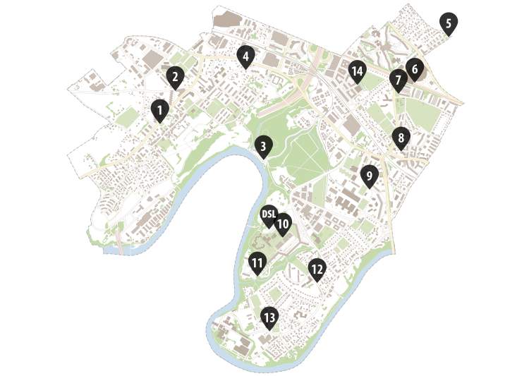 Plan des points de récupérations 2025