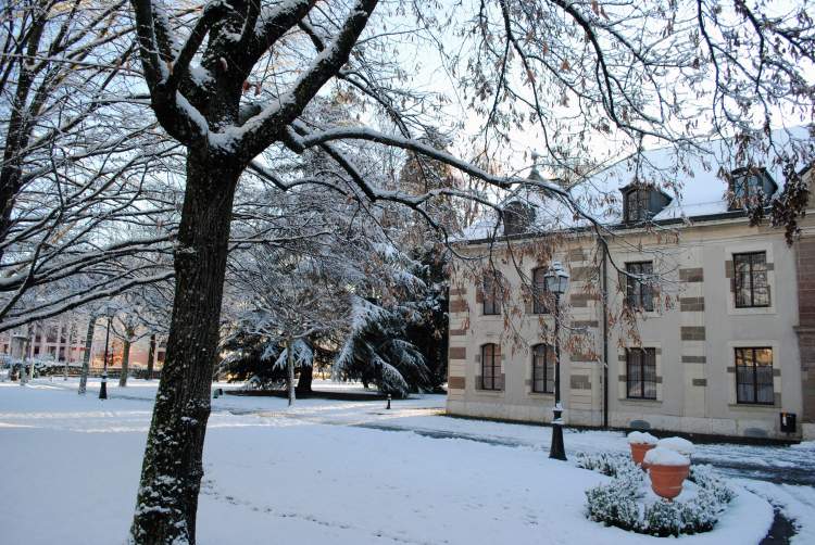 Mairie en hiver