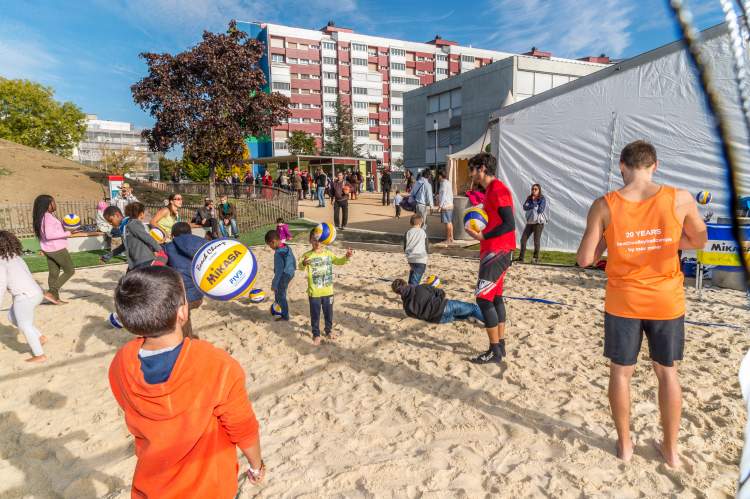 Nouvelles Libellules - terrain de beach volley