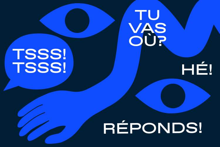 Visuel de campagne contre le harcèlement de rue