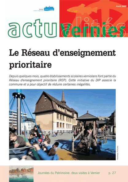 Actualités Vernier août 2009