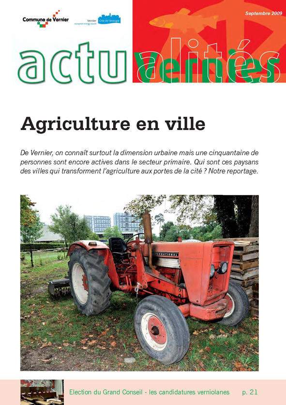 Actualités Vernier Septembre 2009