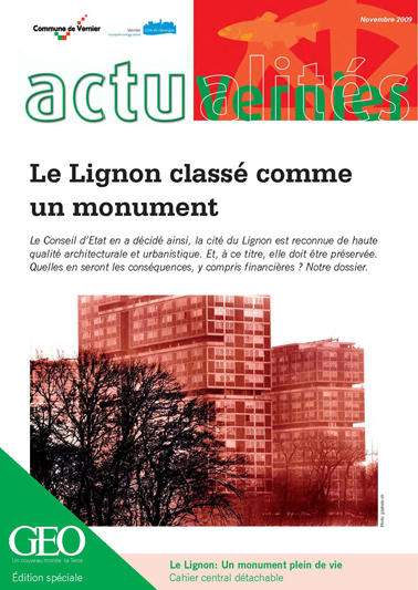 Actualités Vernier Novembre 2009