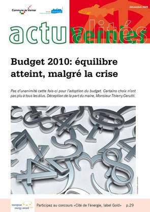 Actualités Vernier Décembre 2009