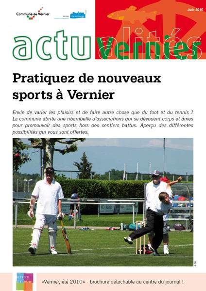 Actualités Vernier juin 2010