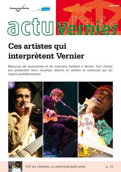 Actualités Vernier juillet 2010