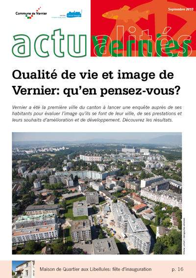Actualités Vernier  septembre 2010